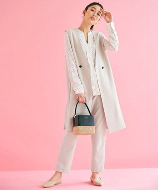 UNFILO BEAUTY MOVE ドロストスティックパンツ アイボリー