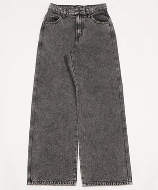 WEGO 【XS～Lサイズ展開/美脚】ストレートデニムパンツ ブラックその他