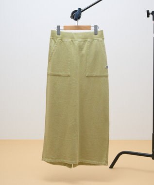 AMERICAN HOLIC DISCUS 加工裏毛ナロースカート Pistachio