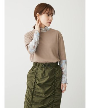 Green Parks ・ＲＡＹ　ＣＡＳＳＩＮ　タイダイシアーハイネック Mocha