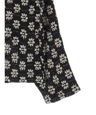 Green Parks ・Ｐｅｔｉｔ　Ｆｌｅｕｒ　フラワーレースプルオーバー White×Black