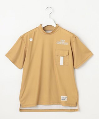 PW CIRCULUS 【吸水速乾 / UV遮蔽率96.3% UVカット / ストレッチ】【WOMEN】ポケットモックT ゴルフウェア レディース ベージュ系