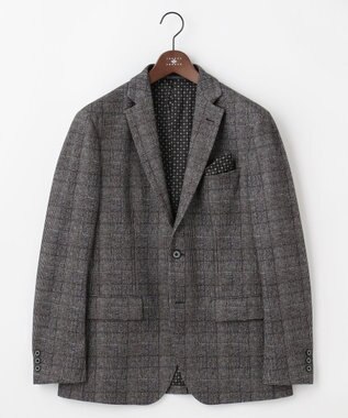 JOSEPH ABBOUD 【キングサイズ・ストレッチ/伸縮回復性】フランネルジャージージャケット ブラック系4