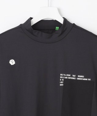 PW CIRCULUS 【MEN】ロングスリーブポケットモック ブラック系