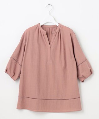 J.PRESS LADIES L ナチュラルジャージー カットソー ピンク系