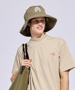 PW CIRCULUS 【手洗い洗濯可】【UNISEX】バケットハット ゴルフ カーキ系