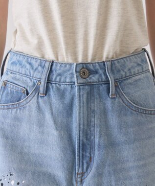 AMERICAN HOLIC ルーズストレートペイントデニム Light Indigo