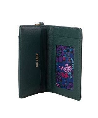 ANNA SUI セルパン 二面パスケース グリーン