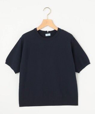 組曲 L カノコニットＴシャツ ネイビー系