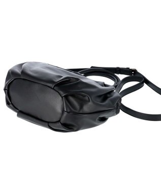 tsumori chisato CARRY ラムギャザー 2way ハンドバッグ ショルダーバッグ ブラック