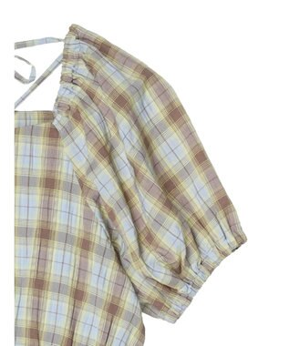 earth music&ecology ホルターネックシャーリングワンピース Lavender