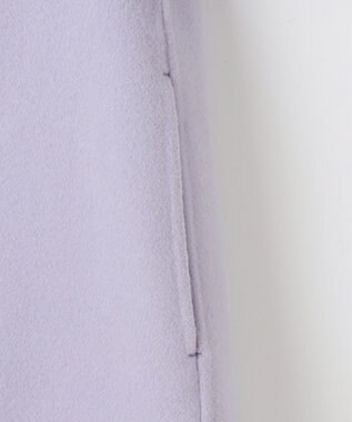 自由区 S ウールリバーショート コート テンダーブルー