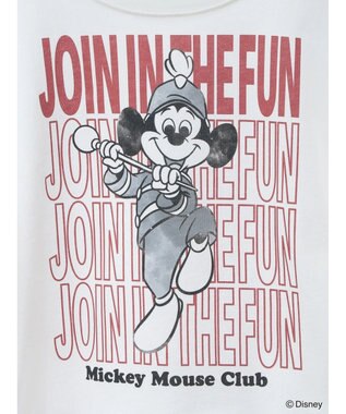 Green Parks ミッキーマウスクラブハウス／袖フリルショート丈ＴＥＥ Off White