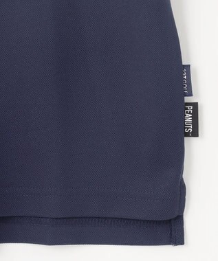 23区GOLF 【PEANUTS】【MEN】スヌーピーコラボ 半袖ポロシャツ ネイビー系