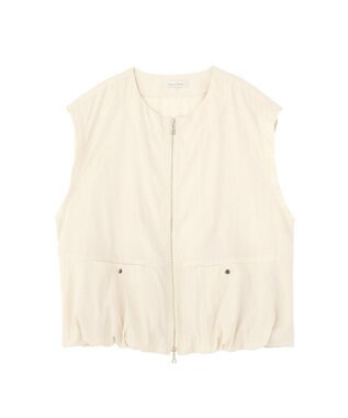 Green Parks ナイロンバルーンベスト Ecru