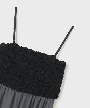 GRACE CONTINENTAL シャーリングベアドレス グレー