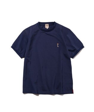 J.PRESS MEN 新デザイン【BULLDOG BOY】カノコレジメン クルーネック Tシャツ