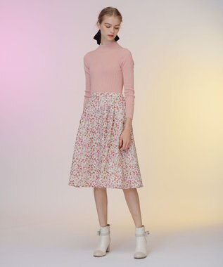 TOCCA 【洗える！】FILMS TURTLENECK タートルネックニット ピンク系