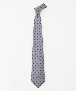 J.PRESS MEN 【定番】花小紋 ネクタイ グレー系7