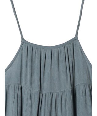 Green Parks 楊柳クレープボリュームキャミワンピース Mint