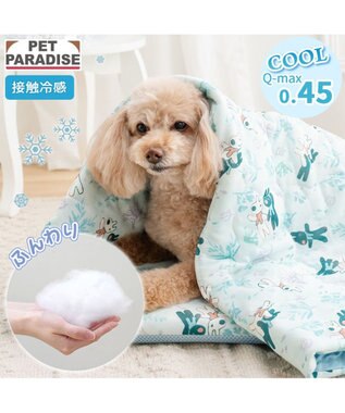 PET PARADISE リサとガスパール もちっと クール ブランケット 《海草柄》