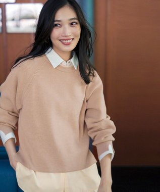 ニットレイヤード シャツ ツインセット