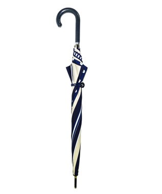 +RING レディース向け プラスリング 長傘 60cm NVY T1374 紺