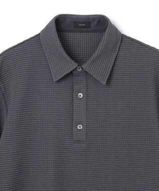JOSEPH HOMME 【オリジナル素材】ライトタックジャージー　ポロ グレー系
