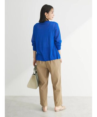 Green Parks 推しニット　クルーネックカーディガン Blue