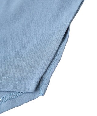 earth music&ecology ドルマンバックプリントＴｅｅ Blue