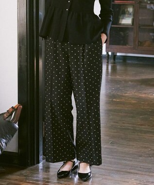 earth music&ecology リラックスドットパンツ