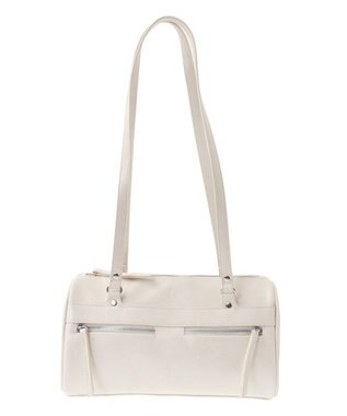 Green Parks ・ＱＵＯＮ　Ｗ　ＺＩＰ　２ｗａｙボストンバッグ Ivory