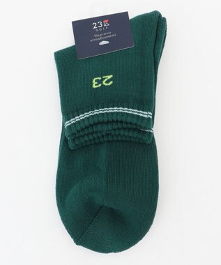 23区GOLF 【MEN】カラーソックス ダークグリーン系