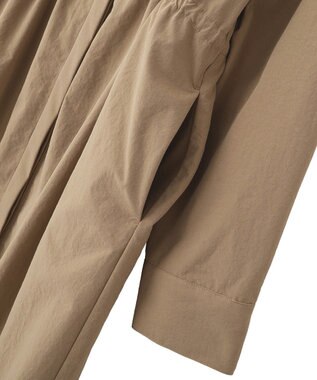 Green Parks ギャザードロストワンピース Beige