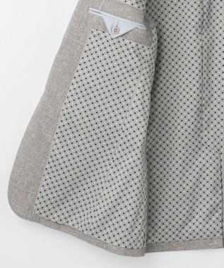 JOSEPH ABBOUD 【キングサイズ・ストレッチ/伸縮回復性】フランネルジャージージャケット ライトグレー系