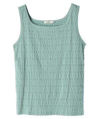 earth music&ecology シャーリングタンクトップ Mint