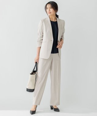 23区 キャンバスコンビ トートバッグ ホワイト×ブラック