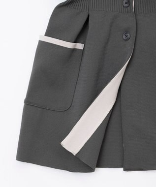 TRICOTE ニットジレ 95GRAY