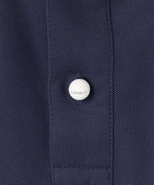 23区GOLF 【PEANUTS】【MEN】スヌーピーコラボ 半袖ポロシャツ ネイビー系