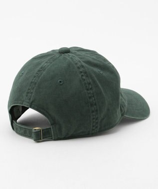 J.PRESS YORK STREET 【UNISEX】ピグメント ロゴキャップ ダークグリーン系