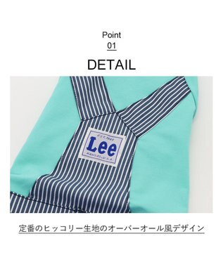 PET PARADISE 犬の服 犬 服 秋冬 Ｌｅｅ パンツ つなぎ 【小型犬】 ヒッコリー 青緑