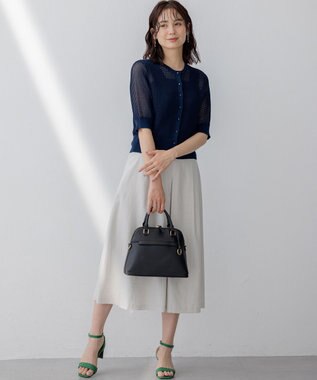 組曲 リネンレーヨン スカート グレージュ系