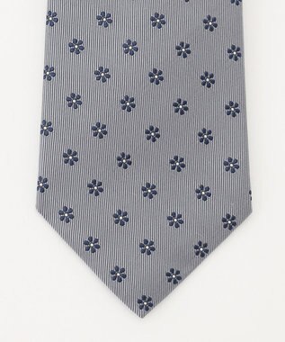 J.PRESS MEN 【定番】花小紋 ネクタイ グレー系7