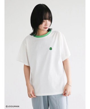 Green Parks ジョグマン／ワンポイントリンガーＴシャツ Off White