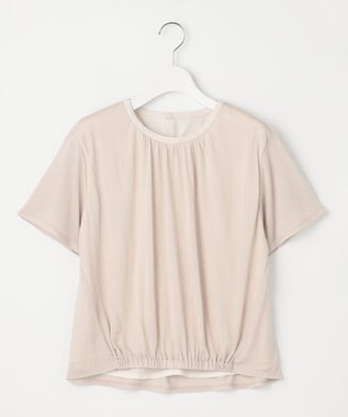 J.PRESS LADIES L 【洗える】ミラノ風天竺シアー カットソー ベージュ系