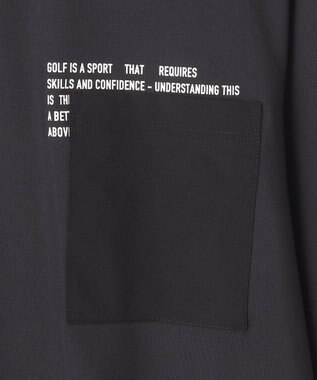 PW CIRCULUS 【MEN】ロングスリーブポケットモック ブラック系