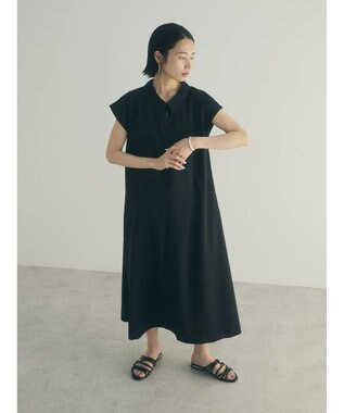 Green Parks armonia.襟付きフレアワンピース