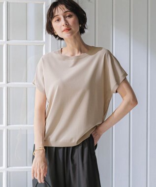 23区 【新色追加/見上愛さん着用/Oggi掲載】レーヨンポリエステルストレッチ プルオーバー ニット ベージュ系