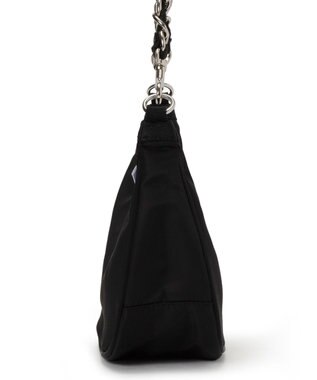 LeSportsac CHAIN SMALL CONV HOBO/ブラックサテンスナイデル ブラックサテンスナイデル
