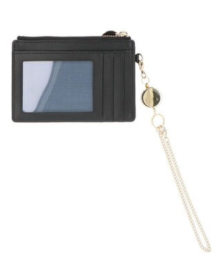 LANVIN en Bleu ブルフルール リール付ファスナーパスケース ブルー